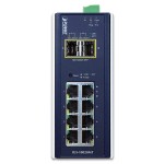 Planet IGS-10020MT Industrial 8-Port 10/100/1000T + 2 100/1000X SFP Managed Switch (-40~75 degrees C)