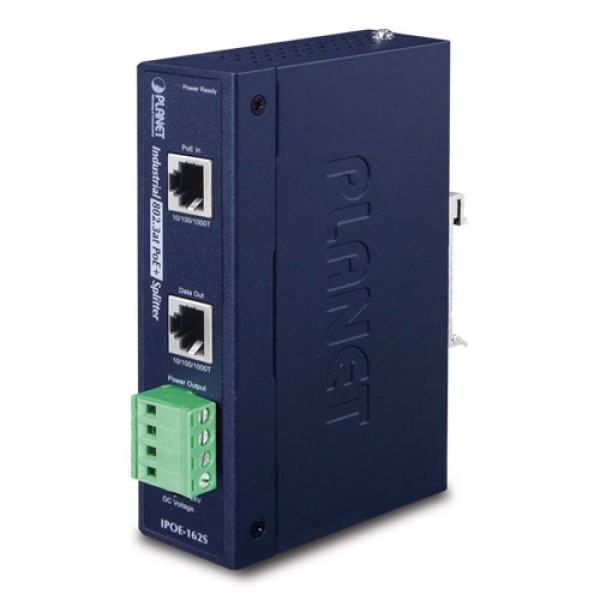 Planet IPOE-162S Industrial IEEE 802.3at Gigabit High Power over Ethernet Splitter