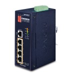 Planet ISW-504PT 5-Port 10/100Mbps with 4-Port PoE Industrial Ethernet Switch - Wide Temperature