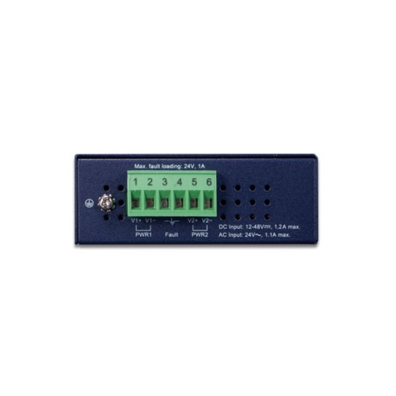 PLANET ISW-501T 5-Port 10/100TX Industrial Fast Ethernet Switch -40~75 Degrees 