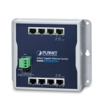 Planet WGS-803 Industrial 8-Port 10/100/1000T Wall-mount Switch (-10~60 degrees C)
