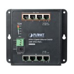 Planet WGS-804HP 8-Port 10/100/1000T Wall Mounted Gigabit Ethernet Switch with 4-Port PoE+