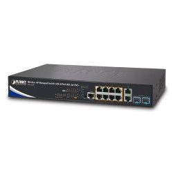 PLANET WS-1232P Wireless AP Managed Switch with 8-Port 802.3at PoE + 2-Port 10G SFP+
