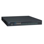 Planet XGS-6350-12X8TR Layer 3 12-Port 10G SFP+ + 8-Port 10/100/1000T Managed Switch with Dual 100~240V AC Redundant Power