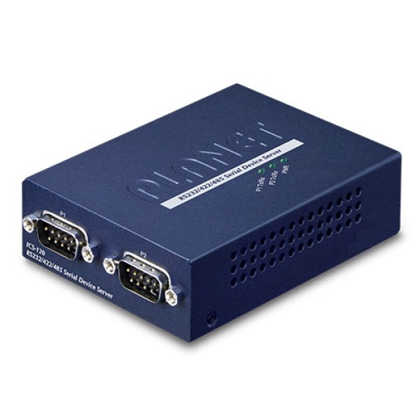 PLANET ICS-120 2-Port RS232/RS422/RS485 Serial Device Server