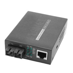 PLANET FT-802S50 10/100Base-TX to 100Base-FX (SC, SM) Bridge Media Converter - 50km