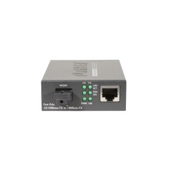 PLANET FT-806A20 10/100Base-TX to 100Base-FX (WDM TX:1310nm, SM) Bridge Media Converter -20km