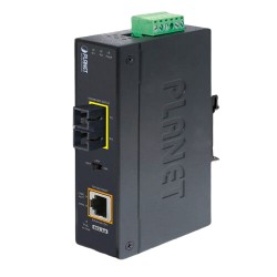PLANET IGTP-802TS 000BASE-X to 10/100/1000BASE-T 802.3at PoE+ Industrial Media Converter