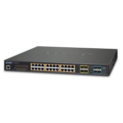 PLANET GS-5220-24UP4XR L2+ 24-Port 10/100/1000T Ultra PoE + 4-Port 10G SFP+ Managed Switch