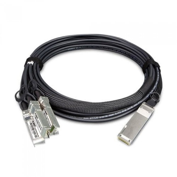 PLANET CB-QSFP4X10G-3M 40G QSFP+ to 4 10G SFP+ Direct Attached Copper Cable - 3M